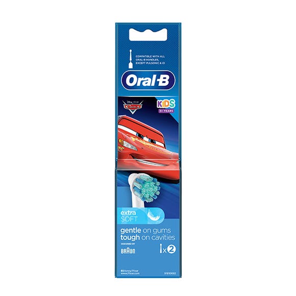 Oral-B Kids Disney Cars Cepillo de dientes eléctrico infantil con  tecnología de Braun