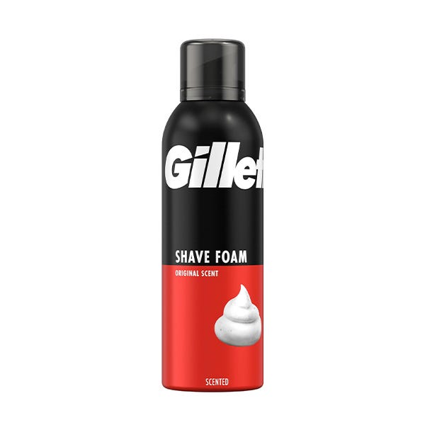 Crema para Afeitar Hombres Gillette con Aloe Vera para Cara y Cuerpo 150mL