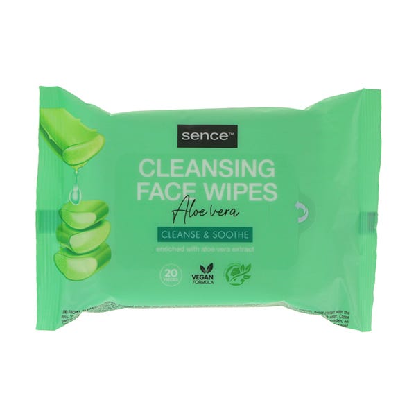 Toallitas limpiadoras faciales de lavanda - 120 piezas - Toallitas  desmaquillantes suaves para cara y cuello - Toallitas faciales con aloe,  retinol