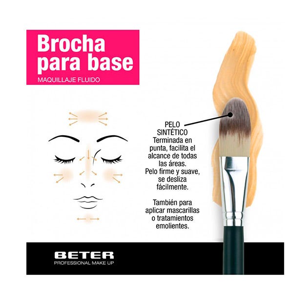 Brocha para best sale aplicar maquillaje liquido