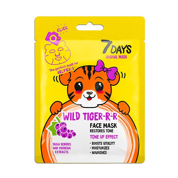 Wild Tiger Face Mask 7 Days Mascarilla Facial Tonificante Precio Druni Es