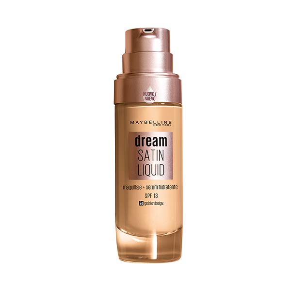 Maybelline Dream - Maquillaje hidratante líquido radiante, cobertura media,  base líquida ligera, alabastro, 1 oz. Oz.