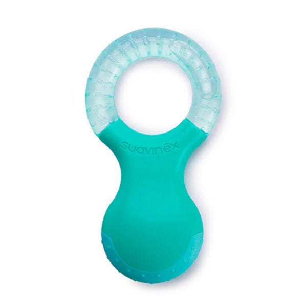 Suavinex, Mordedor de Bebé Refrigerante, a partir de +4 Meses. Anillo de  Dentición Refrigerante, Con Relieves, Azul : : Bebé