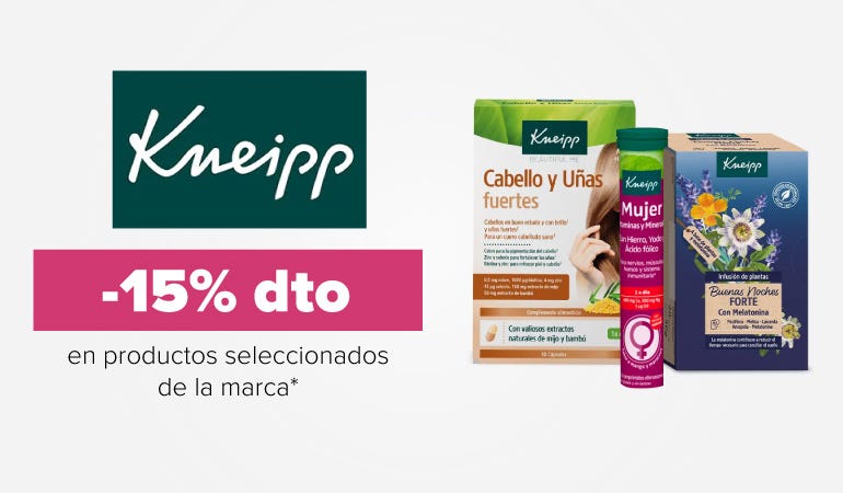 Descuento KNEIPP