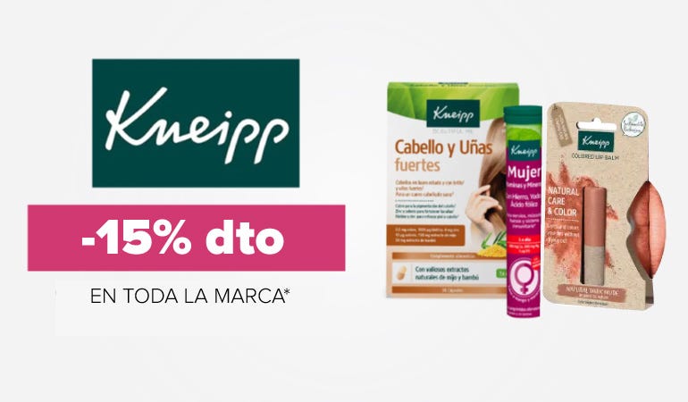 Descuento KNEIPP