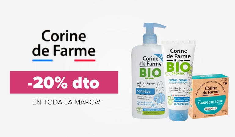 Descuento CORINE DE FARMA