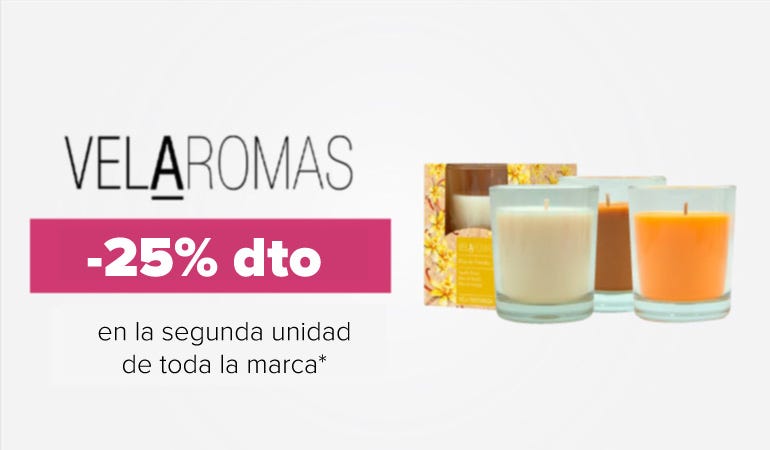 Descuento VELAROMAS