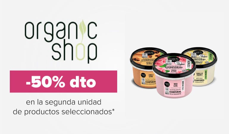 Descuento ORGANIC SHOP