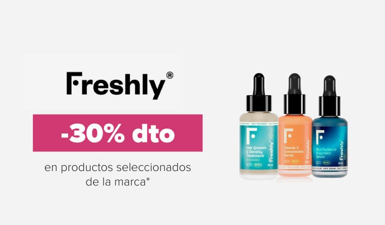 Descuento FRESHLY COSMETICS