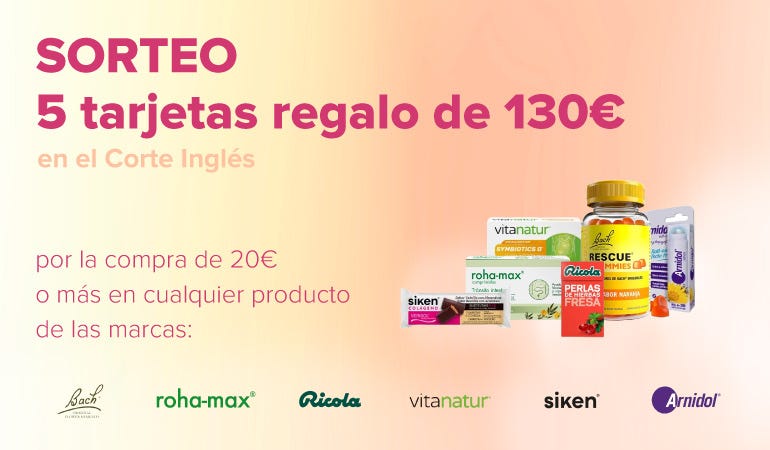 SORTEO TARJETA REGALO EL CORTE INGLÉS